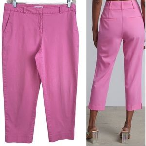 Pendleton Barbie Pink Trouser Style Cropped Capri Length‎ Pant Size 12